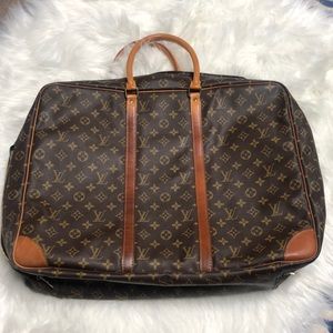 Vintage Louis Vuitton soft sided suitcase